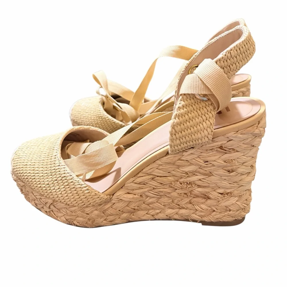 🌼💚NIB INC International Concepts Women's Beige Espadrille Wedges